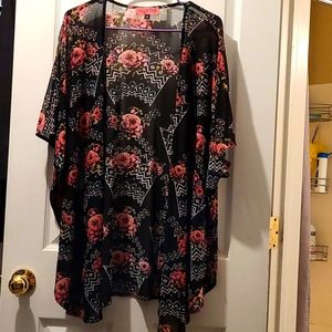 Floral Print Cardigan